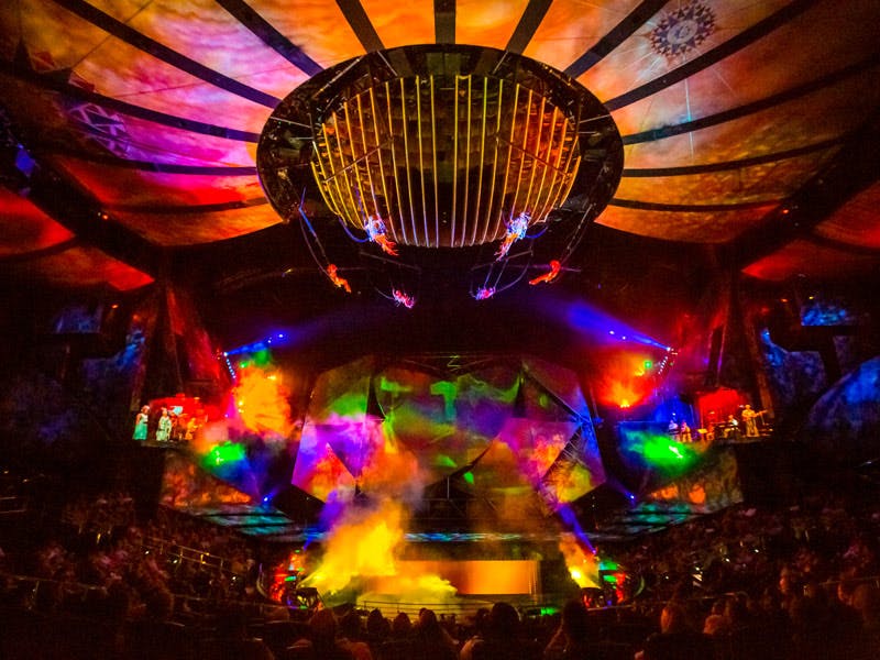 Mystère Cirque du Soleil performers TI Hotel Las Vegas