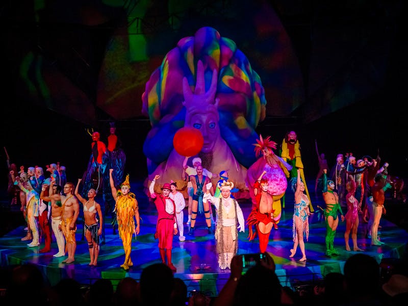 Mystère stage at TI Hotel Las Vegas