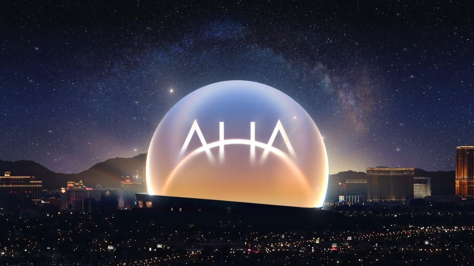 Sphere Las Vegas for Oprah Winfrey's AHA
