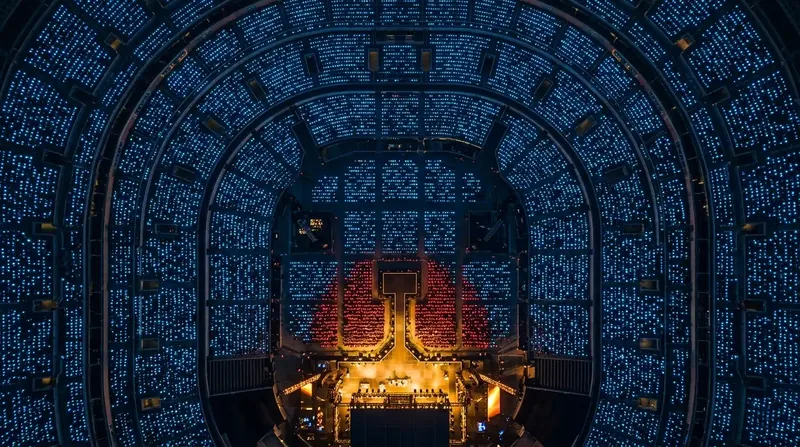 Concert seating map
