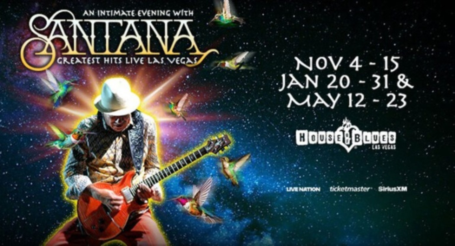 Santana Greatest Hits Live Las Vegas at House of Blues