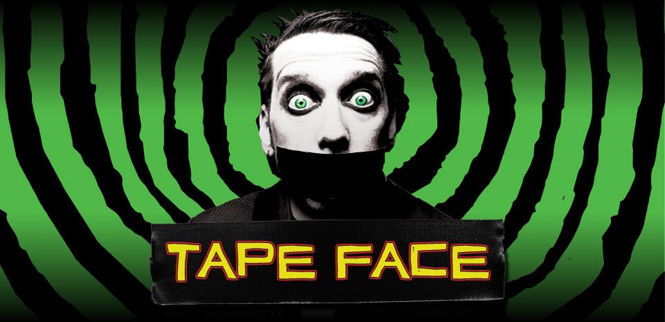 Tape Face performing on stage at the Underground Theater, MGM Grand Las Vegas